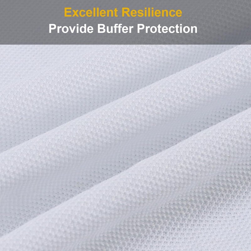 FINDUFA 2yard Acoustic Mesh Fabric, Transparent Acoustic Grill Cloth, Breathable for Replacement Speaker Grill Cloth Furniture Upholstery DIY Projects Renovation Vintage Speaker White (72" x 54") - Image 3